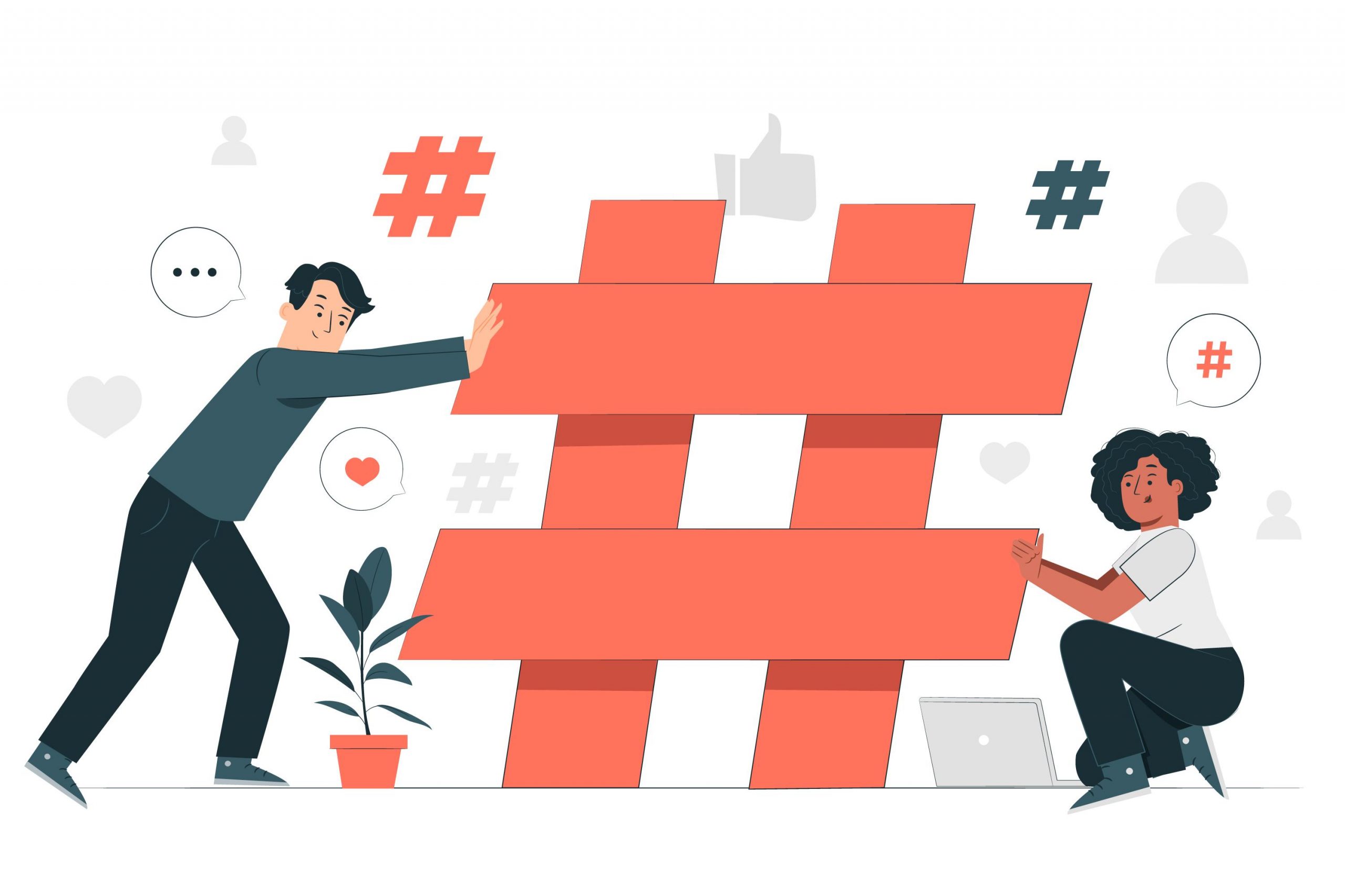 Develop #hashtags