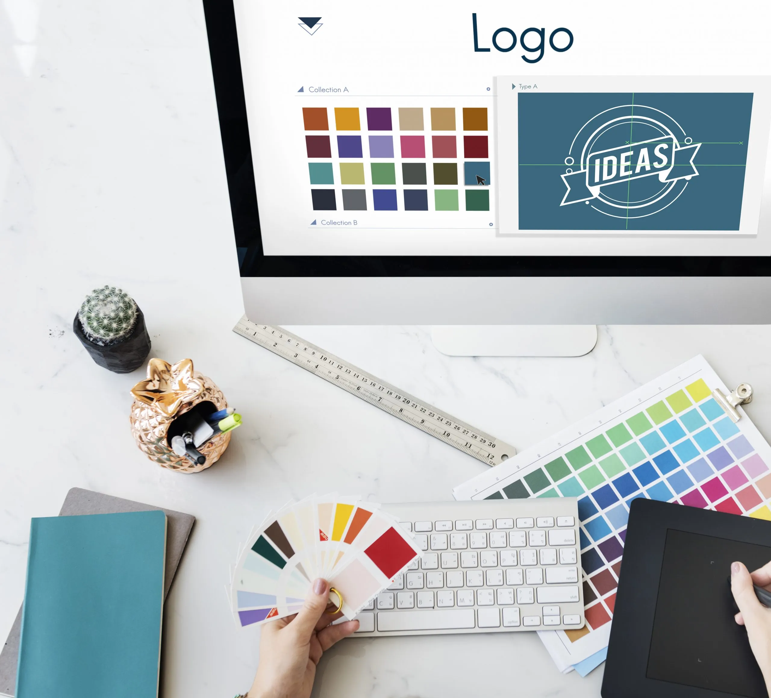 logo be creative inspiration design concept scaled 1 1