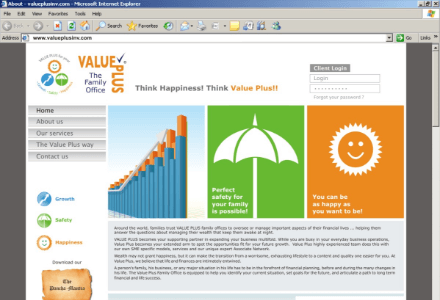Valueplus webiste design