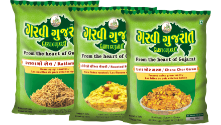 Garvi Gujarat Snacks Packaging Design